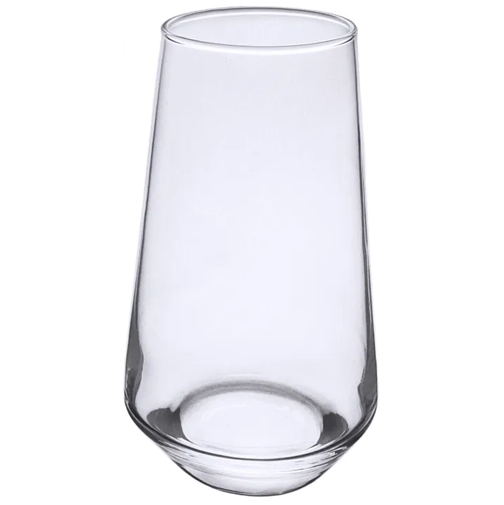 Juego De Vasos Royal Line Altos 4 Pzas 515 Ml De Vidrio Transparente