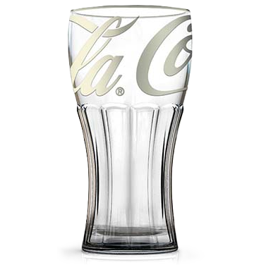 Vaso CocaCola Pasabahce 350 Ml De Vidrio Transparente