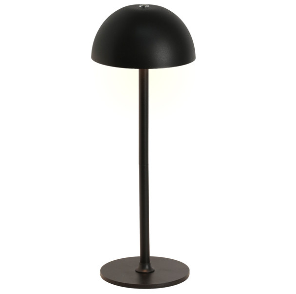 Lampara De Mesa Polar 11X31 Cm Recargable Negro