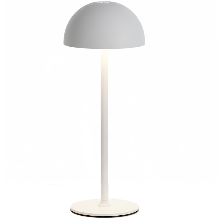 Lampara De Mesa Polar 10X31 Cm Recargable Blanco