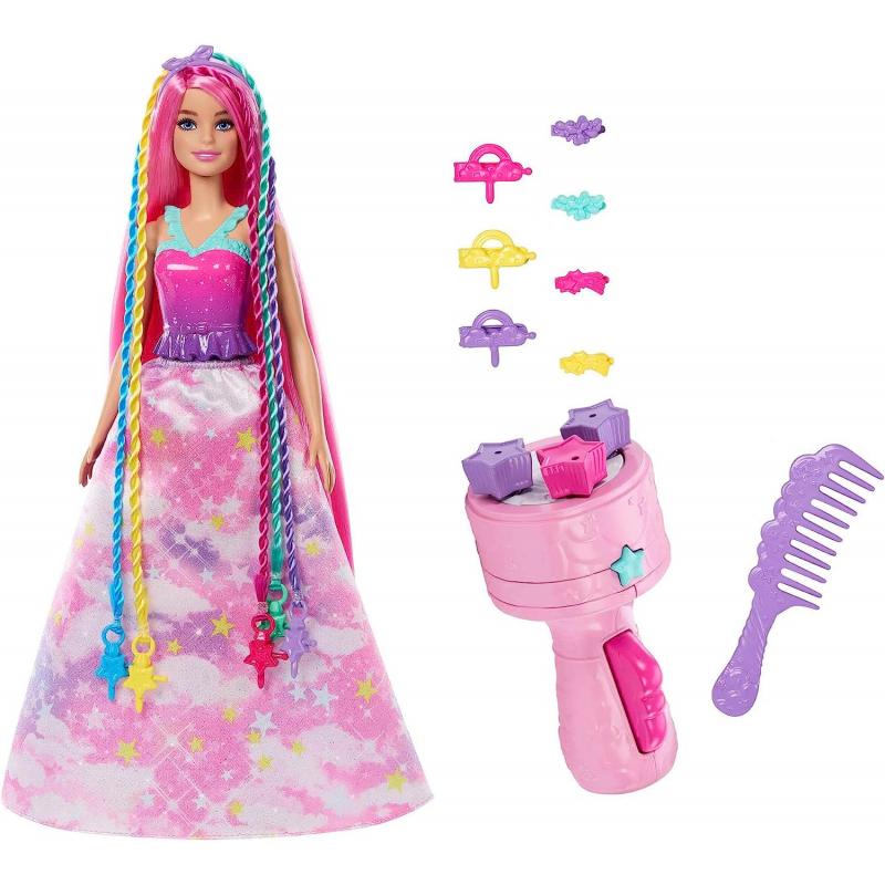 BARBIE PRINCESA MUÑECA TRENZAS
