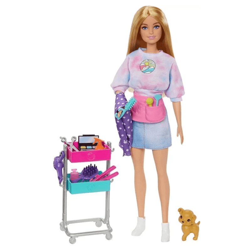 Muñeca Barbie Estilista Set C/Carrito