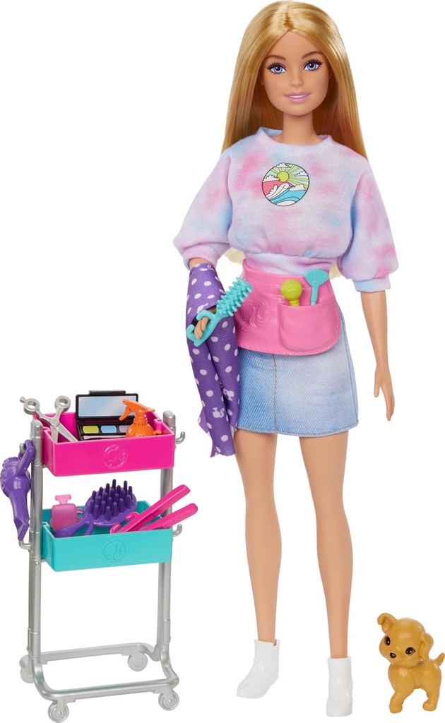 Muñeca Barbie Estilista Set C/Carrito