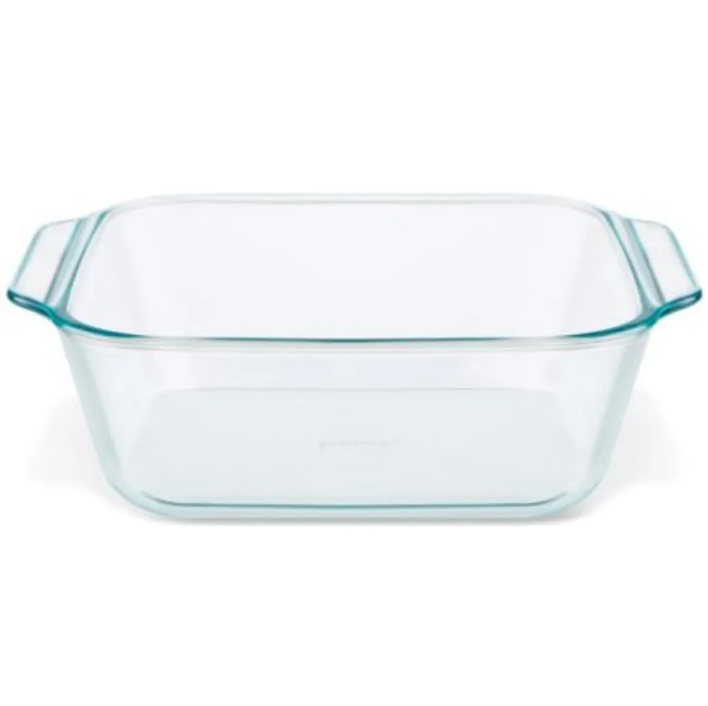 Bandeja Para Hornear Pyrex 4.7 Lts Rectangular De Vidrio Transparente
