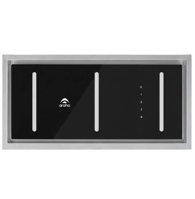 Campana De Techo Aroha 120 Cm Negro