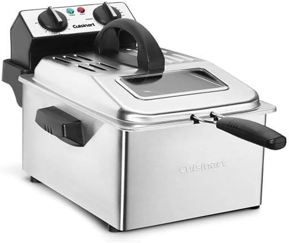 Freidora De Aceite Cuisinart 3.8 Lts 1800W Acero