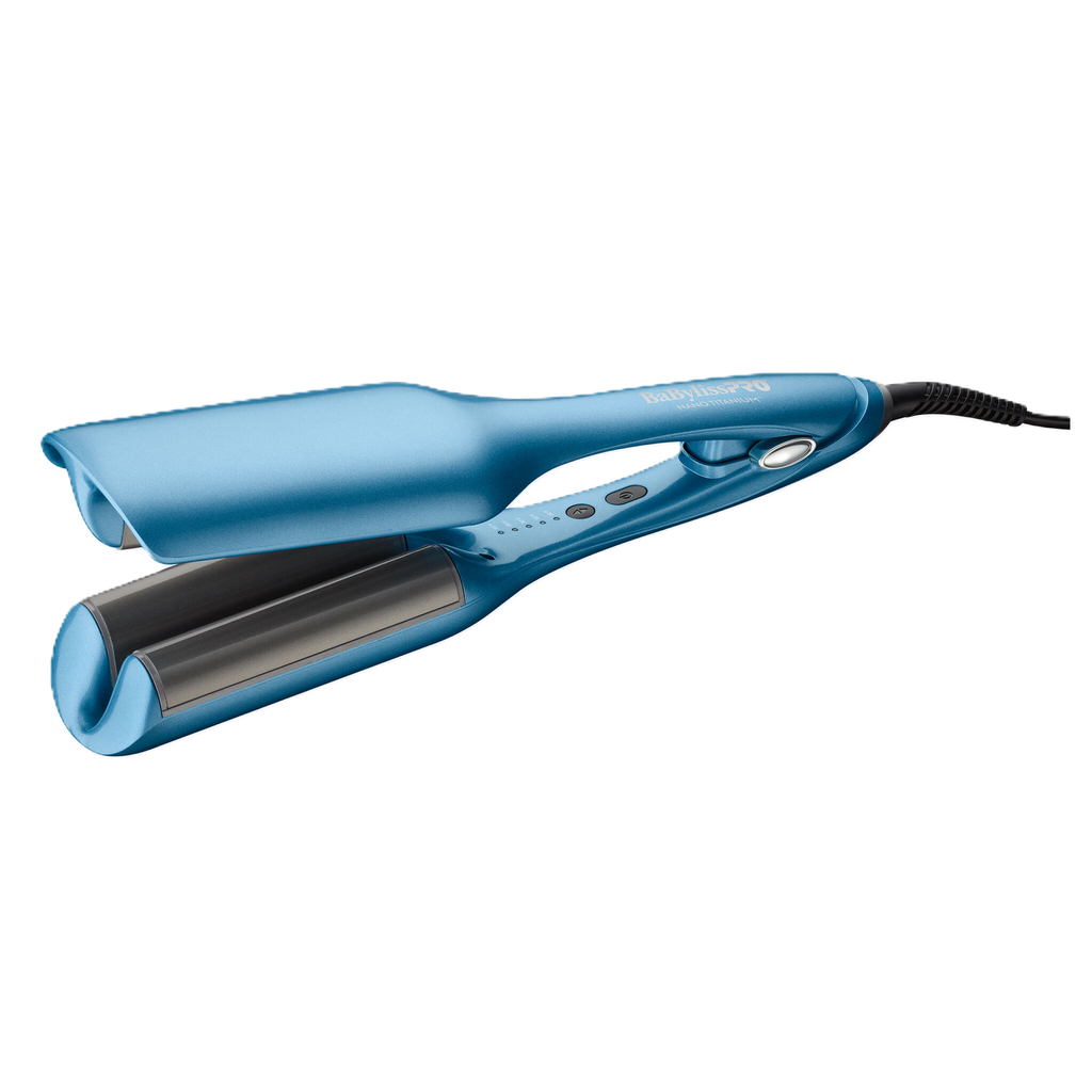 Ondulador De Cabello BaByliss Pro Ionico Sol-Gel Nano Titanium 430°F Azul