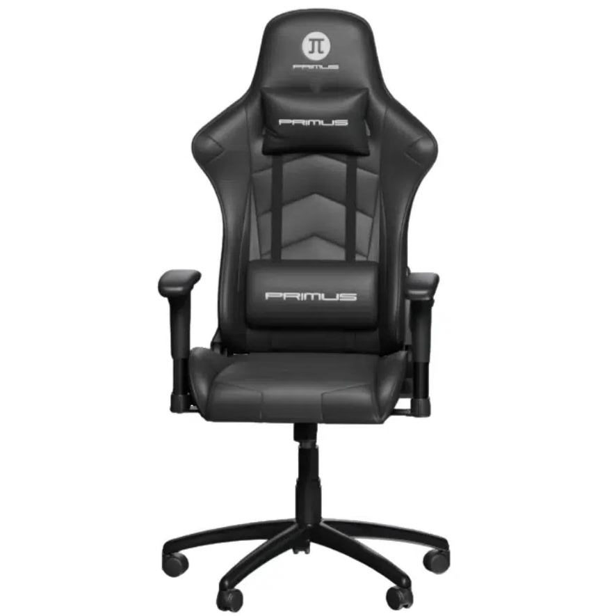 Silla Gaming Primus Anatomica Cojines Acolchados Ruedas 360° Altura Apoyabrazos Y Ajustables Negro