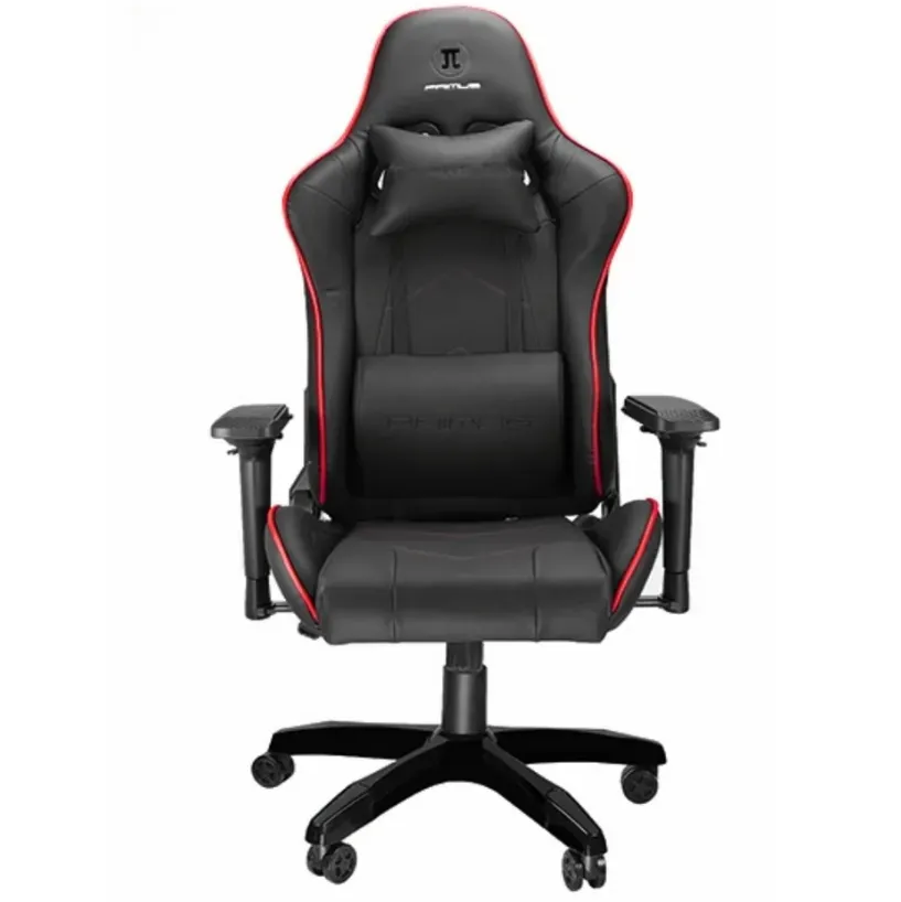 Silla Gaming Primus Anatomica Cojines Acolchados Removibles Ruedas 360º Altura Apoyabrazos Y Ajustables Negro Y Rojo