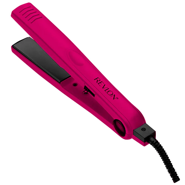 Plancha De Cabello Revlon Liso Perfecto De Ceramica 25.4 Mm 1" 400°F Rosa Barbie
