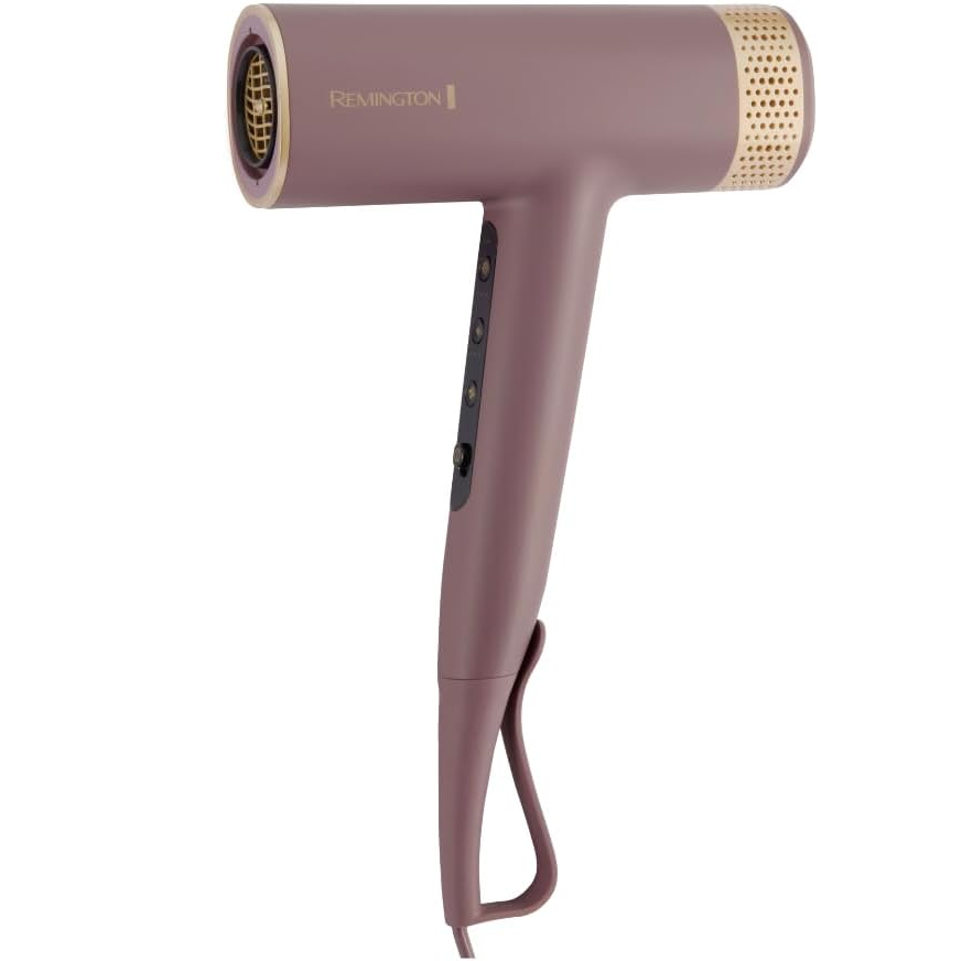 Secador De Cabello Remington Airvive Digital Ionico De Ceramica 1600W Morado