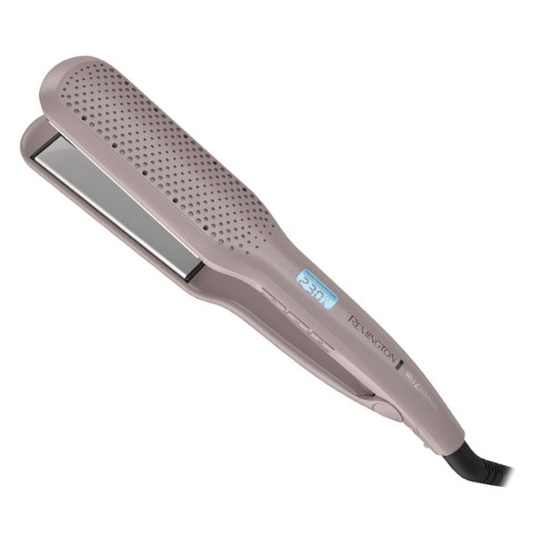 Plancha Secador De Cabello Remington Wet2straight De Mojado A Seco De Ceramica Placas Flotantes Extra Anchas 450°F Gris