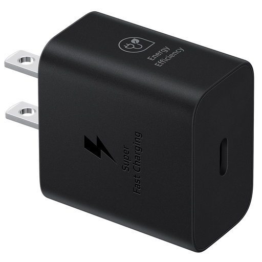 Adaptador De Corriente Samsung Compatible Con Usb-C 25W Negro