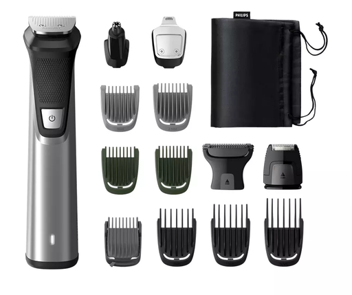 Afeitadora Philips Para Cabello Rostro Y Cuerpo 14 Acc Series 7000 Negro