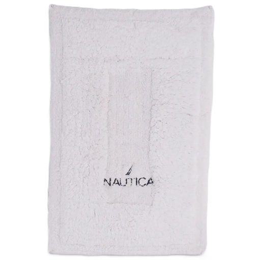 Alfombra De Baño Nautica Gozo 50X80 Cm Blanco