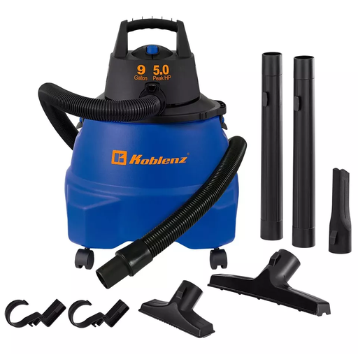 Aspiradora Koblenz Seco/Mojado 34 Lts Funcion De Inflado Y Sopleteado Con Acc 5 Hp Azul