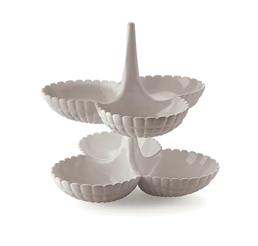 Bandeja De Pasapalos Guzzini Tiffany 2 Pzas Beige