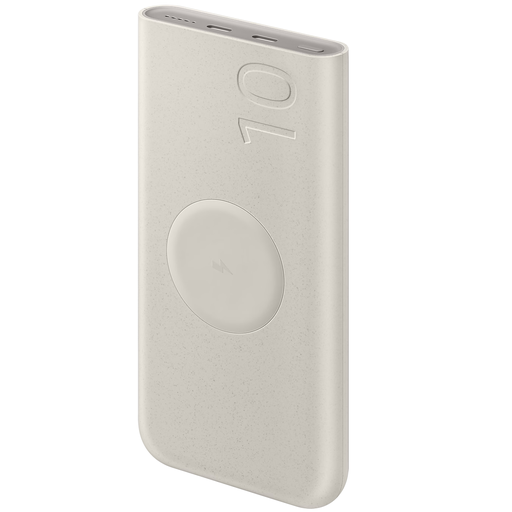 Bateria Inalambrica Samsung 10000 Mah 3 Dispositivos Simultaneamente Carga Rapida 25W Blanco