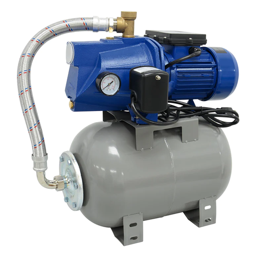 Bomba De Agua Westinghouse Con Tanque De Presion 24 Lts 550W Gris Y Azul