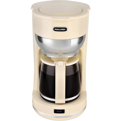 Cafetera Kalorik Retro 10 Tazas Pausa Automatica Funcion De Mantener Caliente Crema