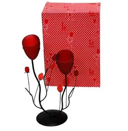 Candelabro Casa Bella Home Design Rojo Y Negro
