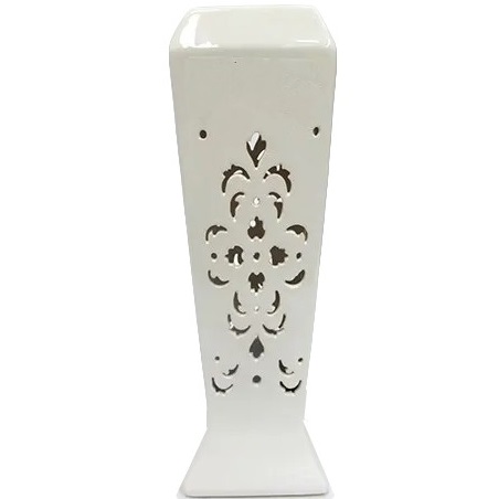 Candelabro Decore 9.5X9.5X29 Cm Blanco