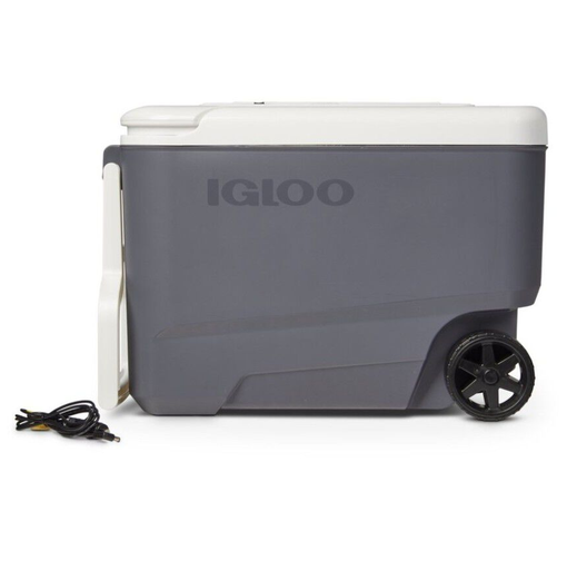 Cava Electrica Igloo Versatem 33 Lts 35 Qt Con Ruedas Asas Tapa Modular Termoelectrica 12V Gris