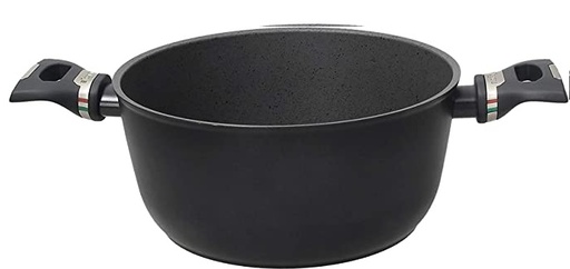 Cazuela Tognana Italika Premium 24 Cm De Induccion Negro