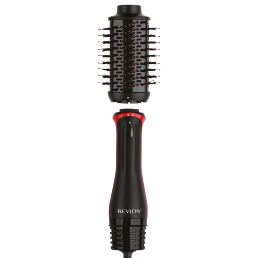Cepillo Secador Revlon One Step Volumizer Plus 2.5" Ionico Secador Y Voluminizador Cabezal Desmontable Negro