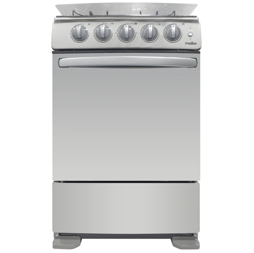 Cocina A Gas Mabe 50 Cm Encendido Electrico Autolimpieza Horno Con Vidrio Templado Acero