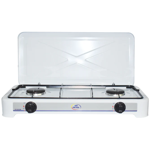 Cocina De Mesa A Gas Vene Hogar 2 Hornillas Blanco
