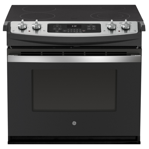 Cocina Electrica GE 76 Cm Vitroceramica Empotrable Gris Y Acero