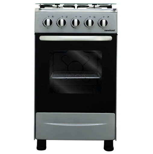 Cocina A Gas Newkool 50 Cm Con Tapa Acero