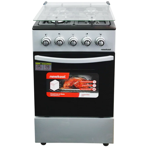 Cocina A Gas Newkool 50 Cm Gris