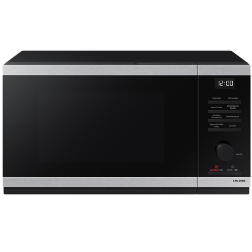 Microondas 1.1 Pies Samsung Con Dorador Acero Y Negro