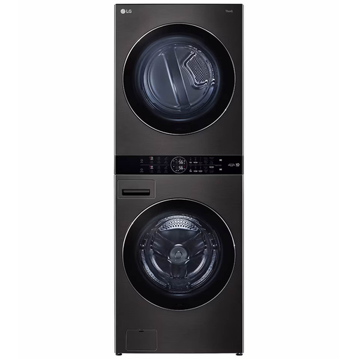 Torre De Lavado Secado 25 Kg LG Inverter Smart Con AI DD TurboWash 360 Sensor Dry Negro