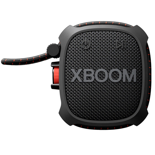 Corneta LG Xboom XG2TBK Portatil Recargable Con Bluetooth Resistente Al Agua Y Polvo Negro