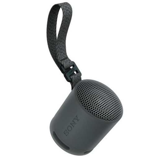 Corneta Sony Portatil Recargable Con Bluetooth Microfono Con Cancelacion De Eco Resistente Al Agua Y Polvo Negro