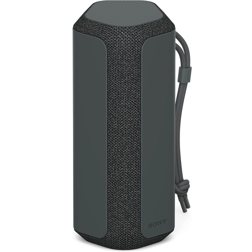 Corneta Sony Portatil Recargable Con Bluetooth Microfono Con Cancelacion De Eco Resistente Al Agua Y Polvo Negro