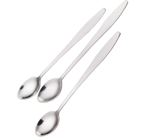 Cucharas Para Helado Kitchencraft 3 Pzas De Mango Largo Plateado