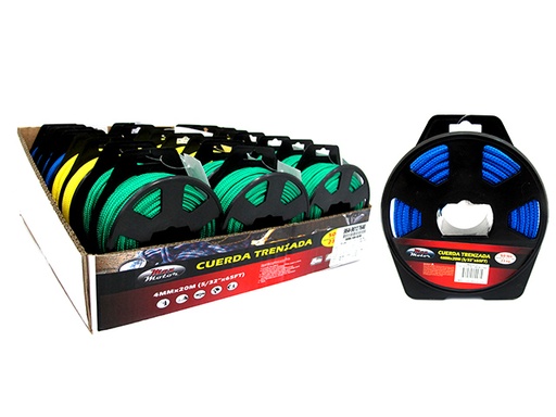 Cuerda Trenzada Max Motor 20 Mts 23 Kg Verde