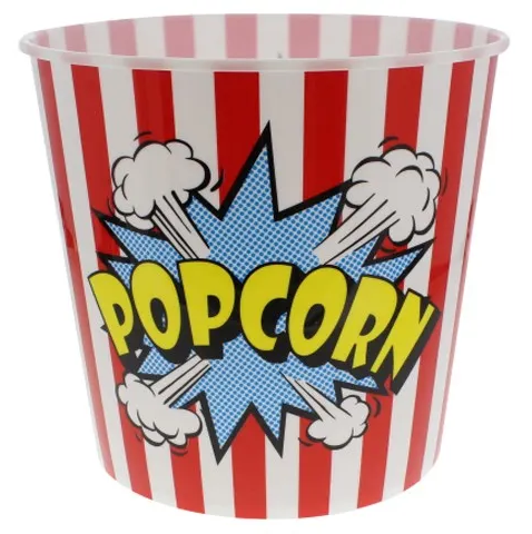 Recipiente Para Cotufas Life Art 5 Lts Blanco Y Rojo