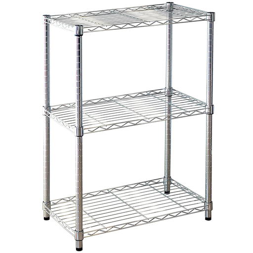 Estante Organizador Kennedy 3 Niveles Ajustable Plateado