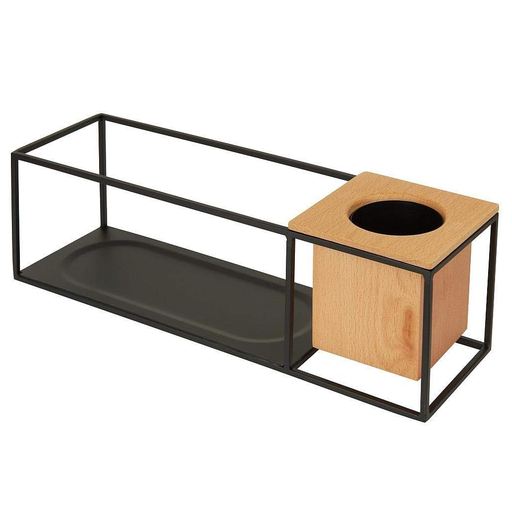 Estante Umbra De Pared Cubista Negro