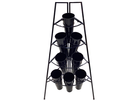 Exibhidor Para Flores Decore Metalico Negro