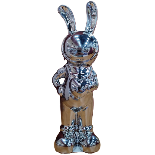 Figura Conejo Casabella Living Plateado