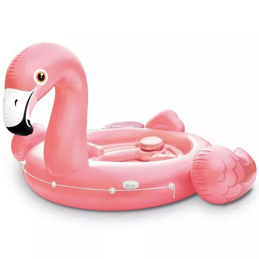 Flotador Inflable Intex Flamingo 358x315x163 Cm Rosado