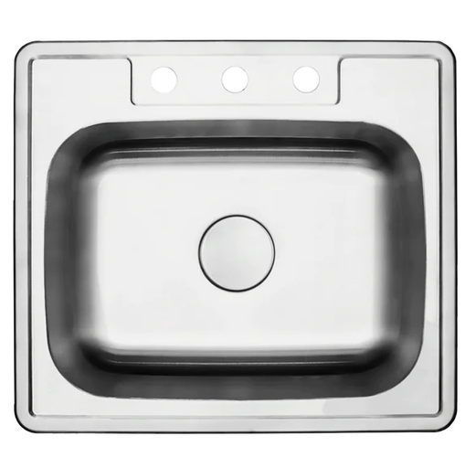 Fregadero Hive 63 Cm 1 Tipo Colmena Tina Sobre Tope Acero