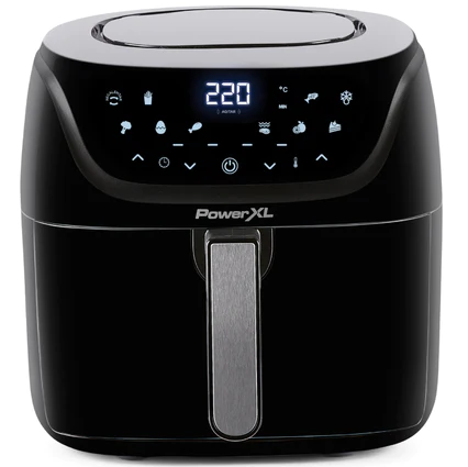 Freidora De Aire Powerxl Vortex Pro 7.5 Lts Con 10 Funciones Programadas Digital Panel Tactil Negro