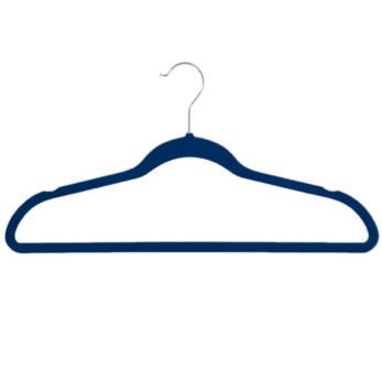 Ganchos Para Ropa Kennedy De Bebe De Terciopelo 10 Pzas Azul